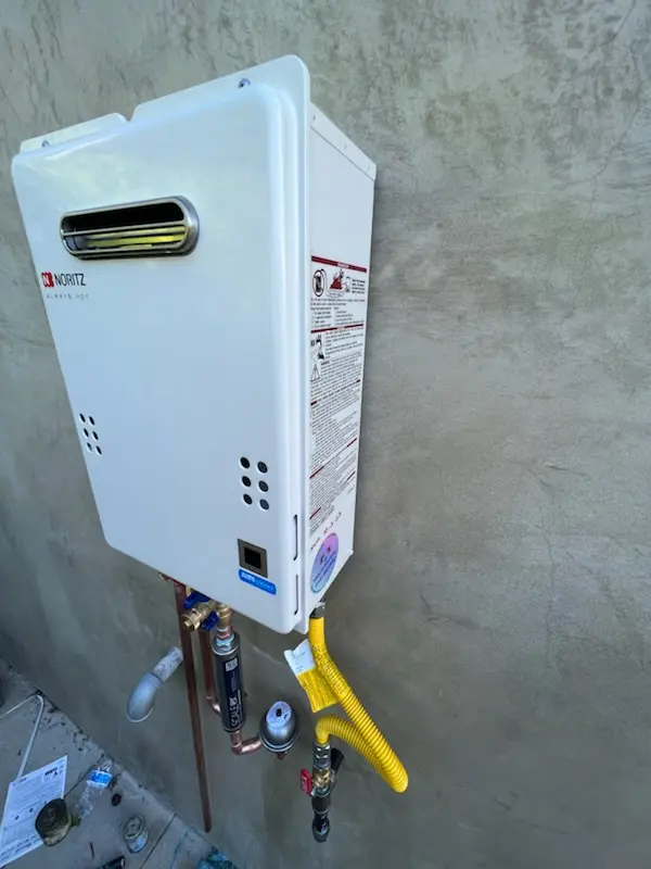 Tankless water heater installation for Oakhurst Shores homes